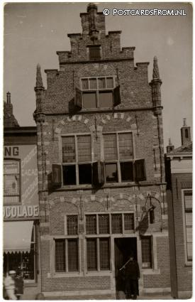 ansichtkaart: Edam, ? Damplein 8. Museum