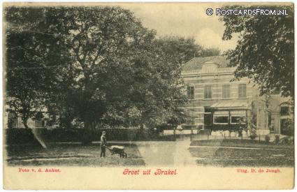 Brakel, Groet uit. Burgemeesterhuis ansichtkaart: Brakel, Groet uit. Burgemeesterhuis