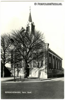 ansichtkaart: Bergschenhoek, Herv. Kerk