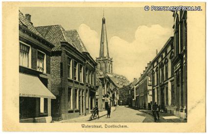 Doetinchem, Waterstraat ansichtkaart: Doetinchem, Waterstraat