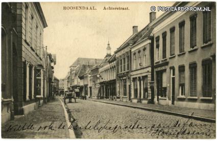 ansichtkaart: Roosendaal, Achterstraat