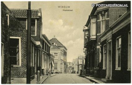 ansichtkaart: Winsum GN, Hoofdstraat