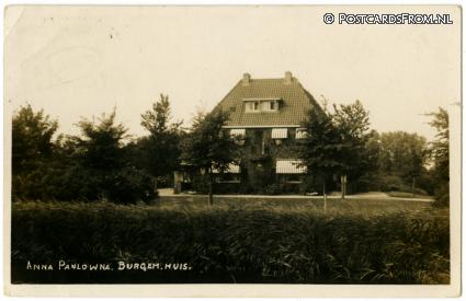 ansichtkaart: Anna Paulowna, Burgem. Huis