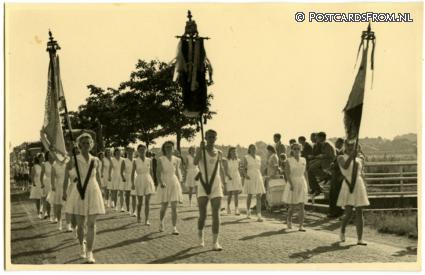 Hengelo OV, ? 31 Aug. 1948. Olympiade ansichtkaart: Hengelo OV, ? 31 Aug. 1948. Olympiade