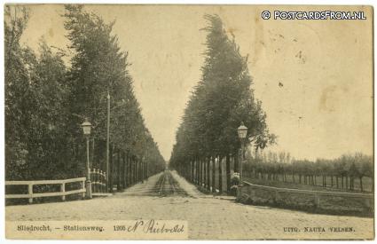 Sliedrecht, Stationsweg ansichtkaart: Sliedrecht, Stationsweg