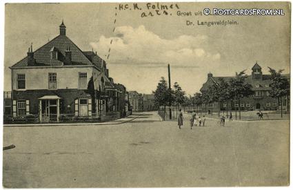 ansichtkaart: Sliedrecht, Dr. Langeveldplein