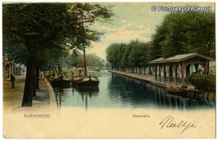 Purmerend, Vischmarkt ansichtkaart: Purmerend, Vischmarkt