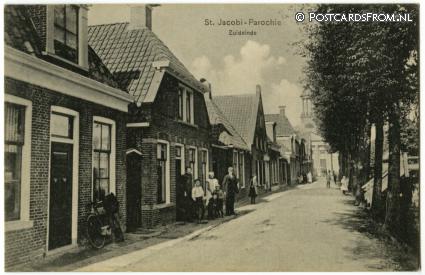 Sint Jacobiparochie, Zuideinde ansichtkaart: Sint Jacobiparochie, Zuideinde