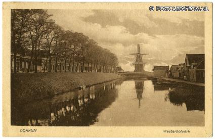ansichtkaart: Dokkum, Westerbolwerk