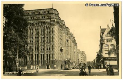 ansichtkaart: Amsterdam, Vijzelstraat