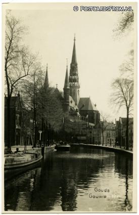 ansichtkaart: Gouda, Gouwe