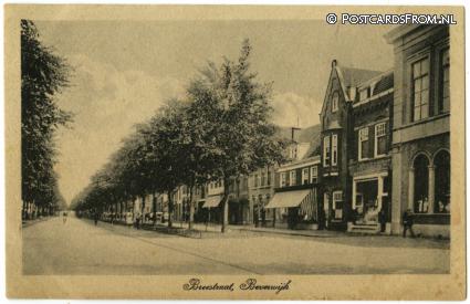 ansichtkaart: Beverwijk, Breestraat