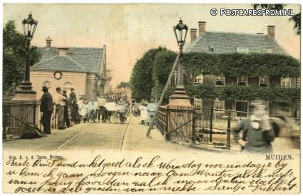 Muiden, Brug ansichtkaart: Muiden, Brug