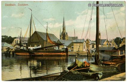 Zaandam, Damkade ansichtkaart: Zaandam, Damkade