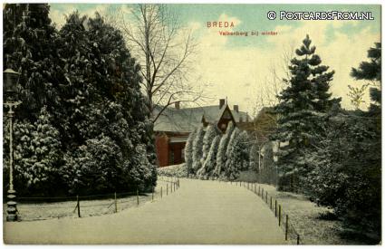 ansichtkaart: Breda, Valkenberg bij winter