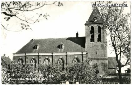 ansichtkaart: Poederoijen, Ned. Herv. Kerk