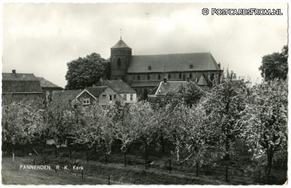 ansichtkaart: Pannerden, R.K. Kerk