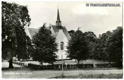 ansichtkaart: Bruchem, Ned. Herv. Kerk