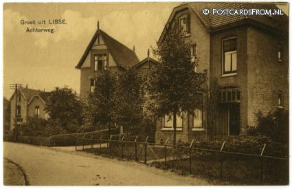 Lisse, Achterweg ansichtkaart: Lisse, Achterweg