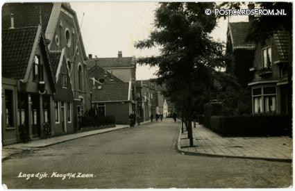 Koog aan de Zaan, Lagedijk ansichtkaart: Koog aan de Zaan, Lagedijk