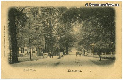 Soestdijk, Hotel Trier ansichtkaart: Soestdijk, Hotel Trier