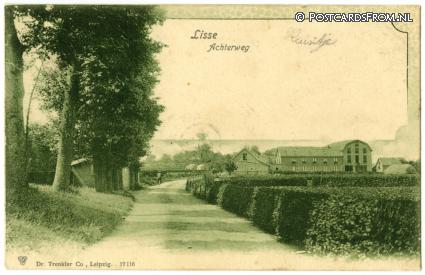 Lisse, Achterweg ansichtkaart: Lisse, Achterweg