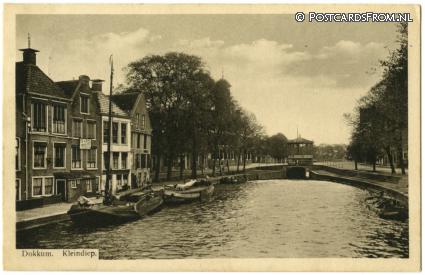 ansichtkaart: Dokkum, Kleindiep