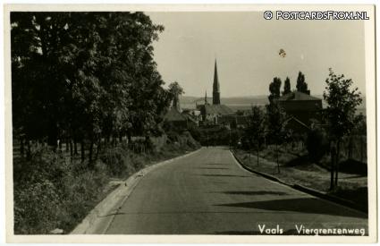 Vaals, Viergrenzenweg ansichtkaart: Vaals, Viergrenzenweg
