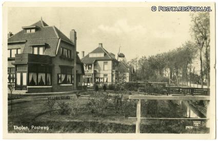 ansichtkaart: Tholen, Postweg