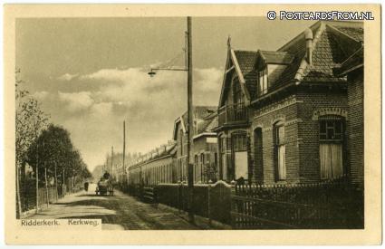 Ridderkerk, Kerkweg ansichtkaart: Ridderkerk, Kerkweg