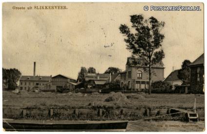 Slikkerveer, Groet uit ansichtkaart: Slikkerveer, Groet uit