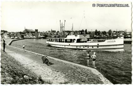 ansichtkaart: Urk, Boot Urk - Enkhuizen. m.s .'Insula'