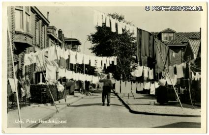 Urk, Prins Hendrikstraat ansichtkaart: Urk, Prins Hendrikstraat