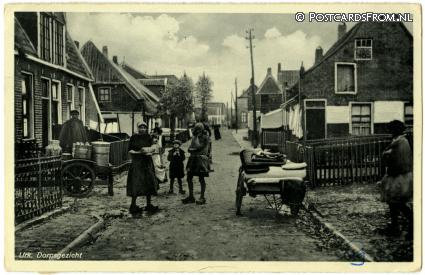 ansichtkaart: Urk, Dorpsgezicht