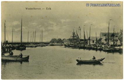 ansichtkaart: Urk, Westerhaven