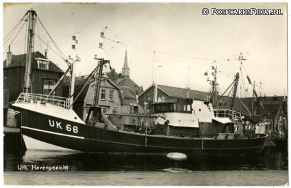 Urk, Havengezicht ansichtkaart: Urk, Havengezicht