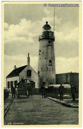 Urk, Vuurtoren ansichtkaart: Urk, Vuurtoren