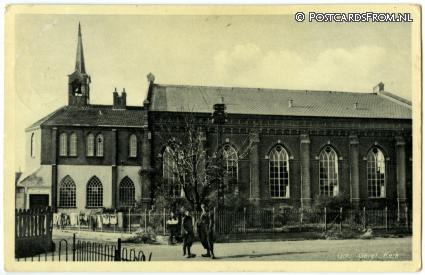 Urk, Geref. Kerk ansichtkaart: Urk, Geref. Kerk