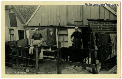 Urk, Waschdag ansichtkaart: Urk, Waschdag