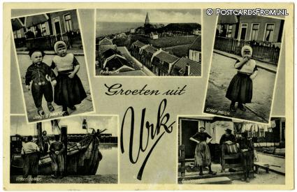 Urk, Groeten uit ansichtkaart: Urk, Groeten uit