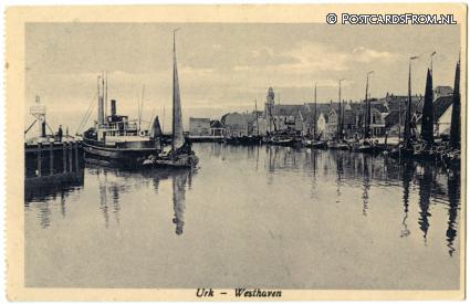 Urk, Westhaven ansichtkaart: Urk, Westhaven
