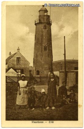 Urk, Vuurtoren ansichtkaart: Urk, Vuurtoren