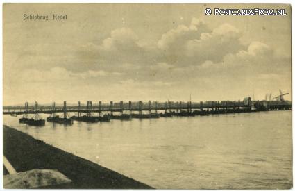 ansichtkaart: Hedel GL, Schipbrug