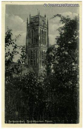 Zaltbommel, Sint-Maarten Toren ansichtkaart: Zaltbommel, Sint-Maarten Toren