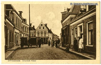 ansichtkaart: Appingedam, Gouden Pand