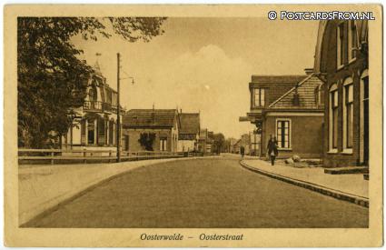 Oosterwolde FR, Oosterstraat ansichtkaart: Oosterwolde FR, Oosterstraat