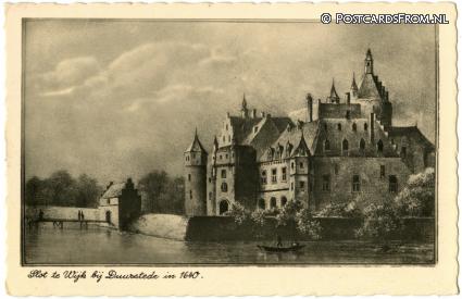 ansichtkaart: Wijk bij Duurstede, Slot in 1640