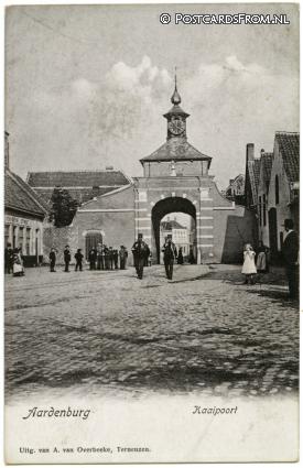 ansichtkaart: Aardenburg, Kaaipoort