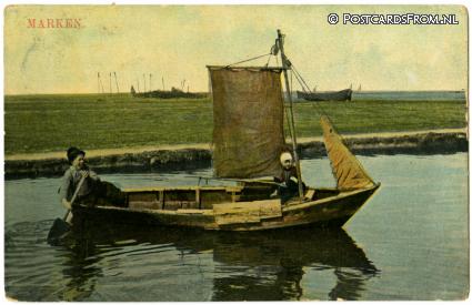 Marken, -- ansichtkaart: Marken, --