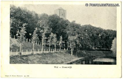 ansichtkaart: Steenwijk, Wal